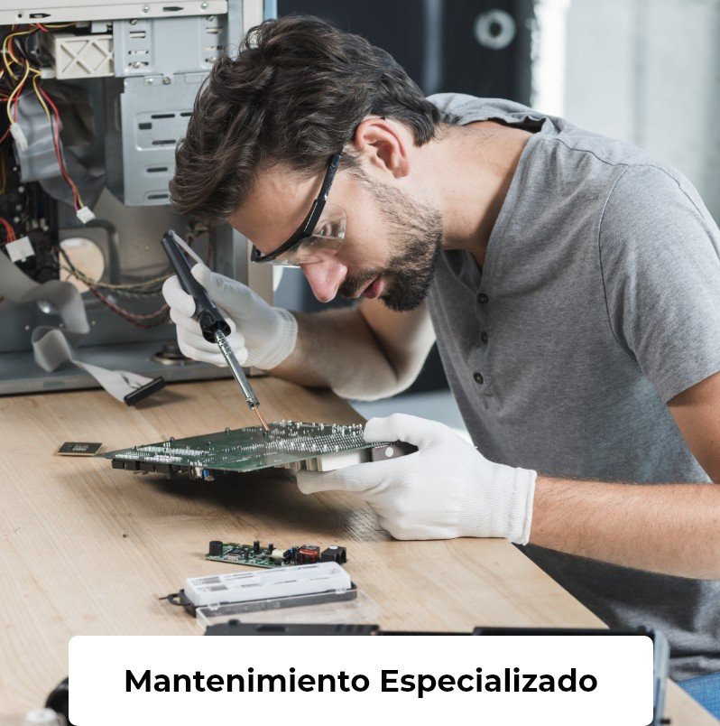 imagen de hombre en mantenimiento