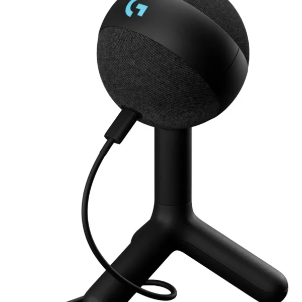 Micrófono Logitech G Yeti Orb USB Condensador RGB LIGHTSYNC para Streaming y Gaming