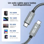 cable usb c 240w pd 3.1