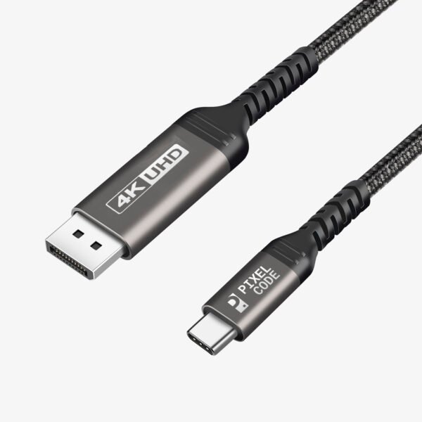 Cable USB C a DisplayPort 4K 2m Pixel Code Comaptible Thunderbolt