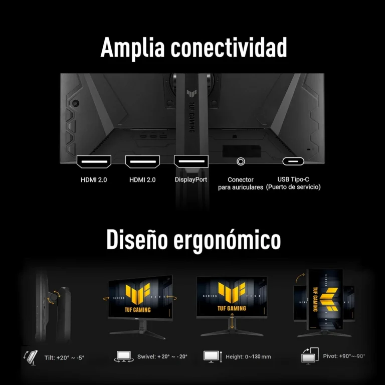 Monitor gamer ASUS TUF Gaming VG27AQL5A QHD 210Hz