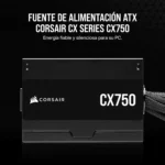Fuente de poder Corsair CX750 80 Plus Bronze