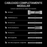 Fuente de poder Corsair RM850e 80 Plus Gold full modular