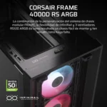 Gabinete gamer Corsair Frame 4000D RS ARGB