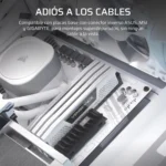 Gabinete gamer Corsair Frame 4000D LCD RS ARGB Blanco