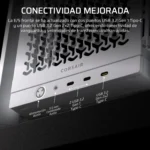Gabinete gamer Corsair Frame 4000D LCD RS ARGB Blanco