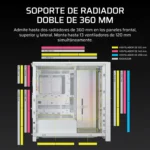 Gabinete gamer Corsair Frame 4000D LCD RS ARGB Blanco