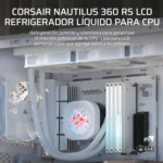Refrigeración líquida Corsair Nautilus 360 RS LCD blanca