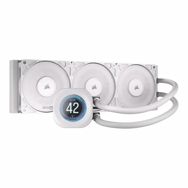 Refrigeración líquida Corsair Nautilus 360 RS LCD blanca