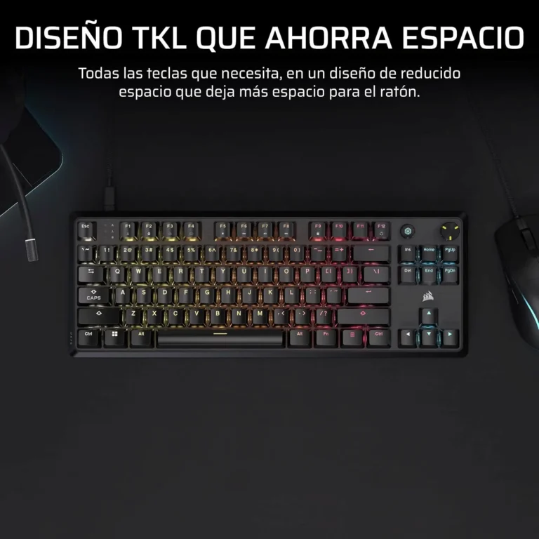 Teclado mecánico gamer Corsair K70 Core RGB Negro