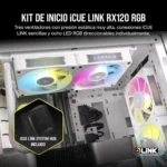 Kit de ventiladores Corsair iCUE Link RX120 RGB blanco