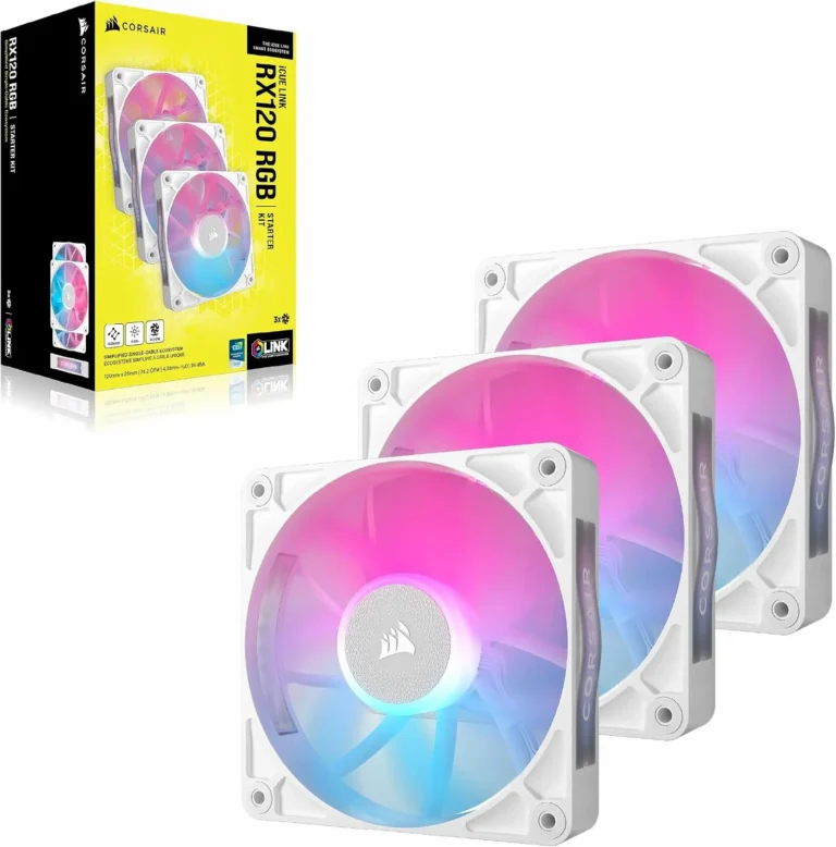 Kit de ventiladores Corsair iCUE Link RX120 RGB blanco