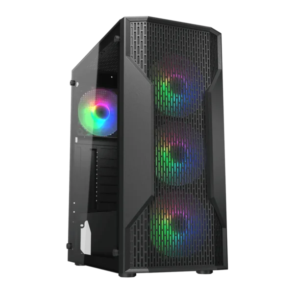 Gabinete Cougar MX110 RGB con fuente Atlas 650 Bronze
