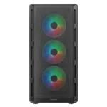 Gabinete Cougar Airface Pure RGB negro con fuente Atlas 650W