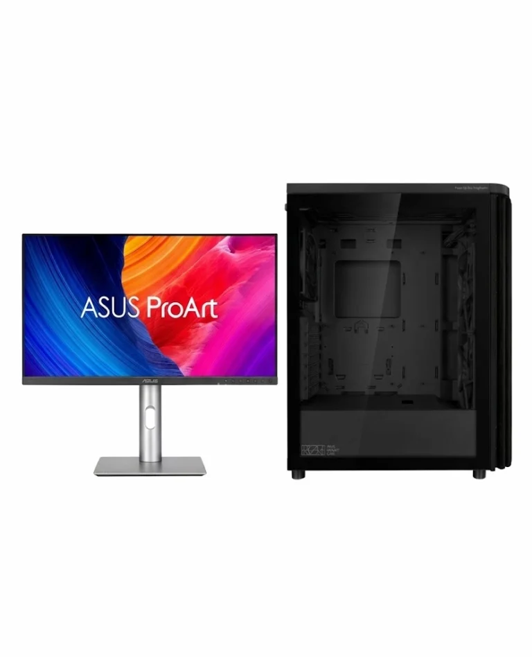 Combo ASUS de 5 monitores PA278QGV con chasis ProArt PA401 — contenido de la caja