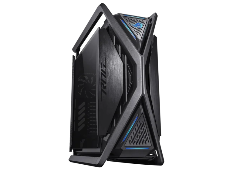 Chasis gamer ASUS ROG Hyperion GR701 negro — vista frontal