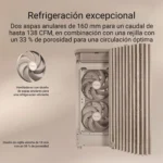 Chasis ASUS ProArt PA401 beige — vista trasera