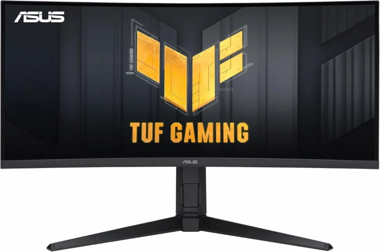 Monitor gamer ASUS TUF Gaming VG34VQL3A de 34 pulgadas ultrapanoramico — vista frontal