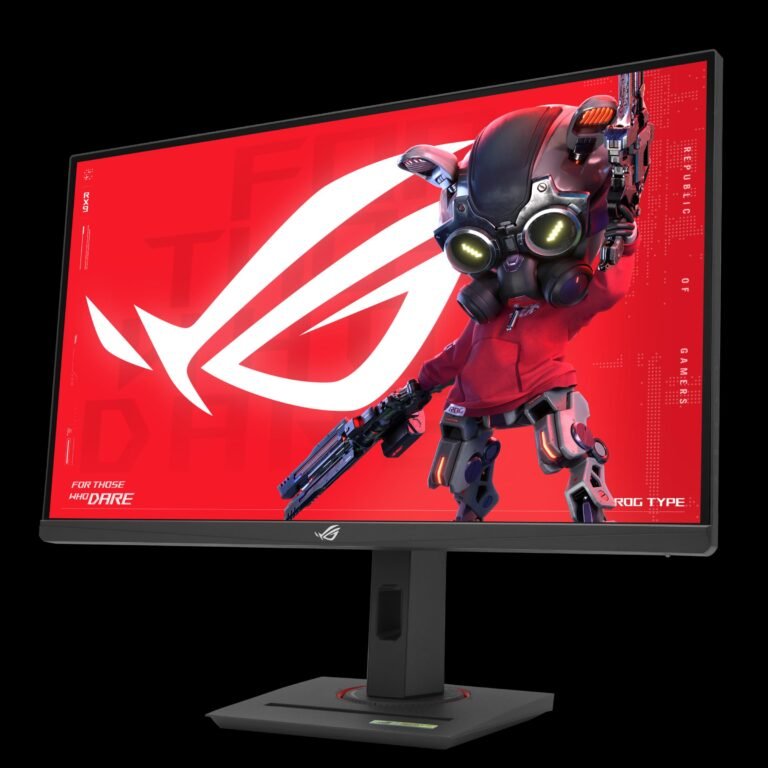 Monitor gamer ASUS ROG Strix XG27ACMS de 27 pulgadas QHD 320Hz vista frontal
