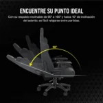 Silla Gamer Corsair TC100 Relaxed Tela Transpirable — características
