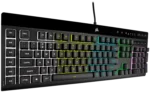Teclado Gamer Corsair K55 RGB PRO Membrana — contenido de la caja