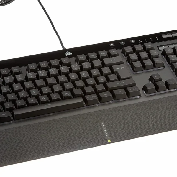 Teclado Gamer Corsair K55 RGB PRO — vista lateral