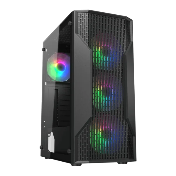 Chasis Gamer Cougar MX110 RGB con 4