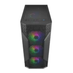 Chasis Gamer Cougar MX110 RGB con 4 — instalado