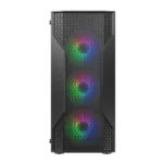 Chasis Gamer Cougar MX110 RGB con 4 — vista trasera
