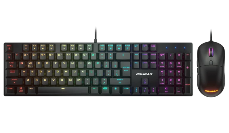 Combo Gamer Cougar Combat S Teclado y Mouse con Iluminación