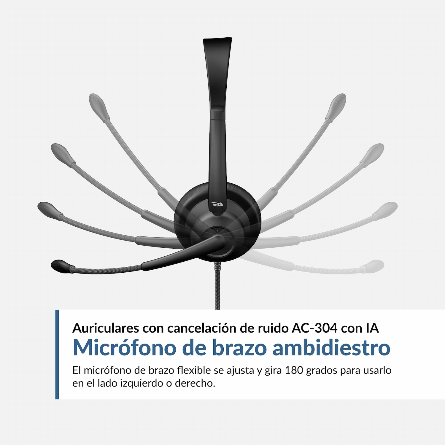 cyberacoustics-diadema-ac-304-vista-lateral Diadema USB Cyber Acoustics AC-304 con Cancelación — vista lateral
