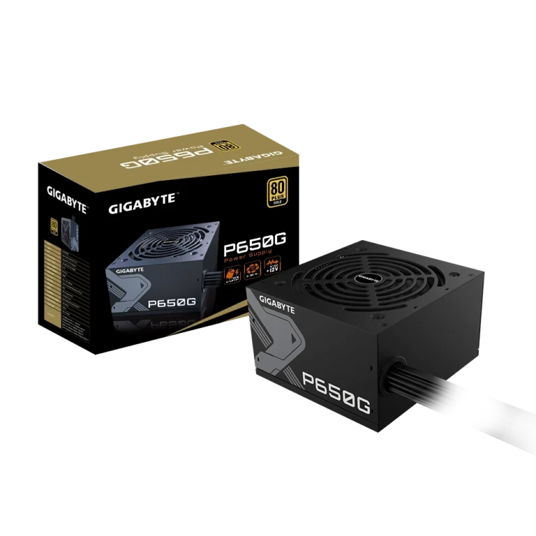 Fuente de Poder Gigabyte P650G 650W 80 Plus Gold Riel Unico