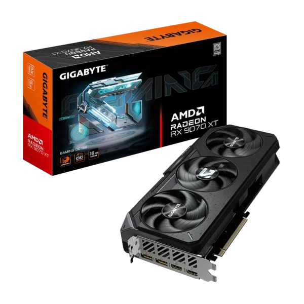 Tarjeta de Video Gigabyte Radeon RX 9070 XT Gaming OC 16GB GDDR6