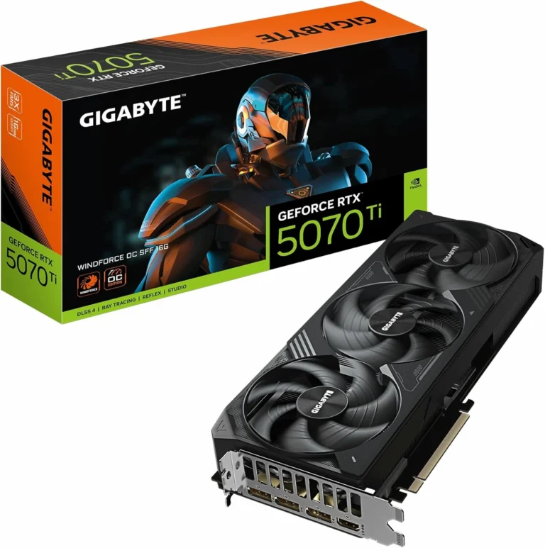 Tarjeta de Video Gigabyte RTX 5070 Ti WINDFORCE OC 16GB GDDR7