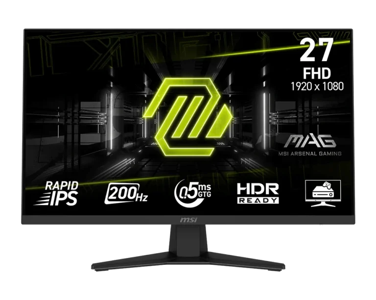 Monitor Gamer MSI MAG 274F 27" Full HD 200Hz Rapid IPS Plano