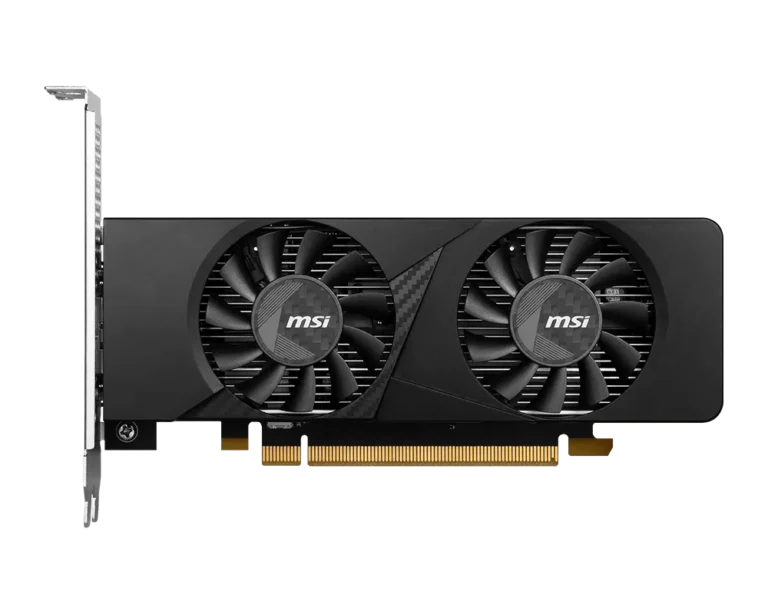 Tarjeta de Video MSI GeForce RTX 3050 LP 6GB GDDR6 Perfil Bajo - vista lateral