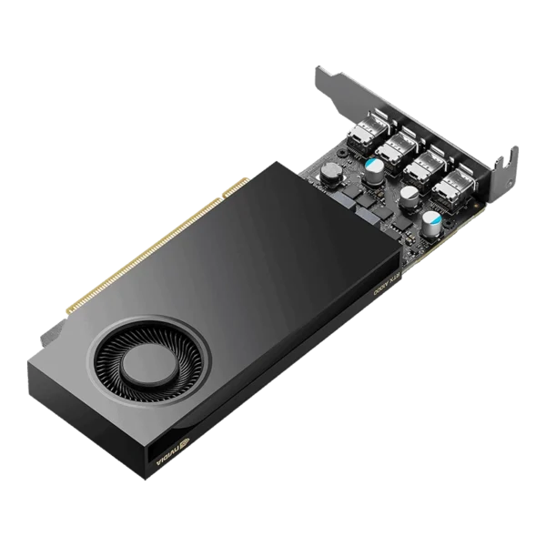 Tarjeta de video PNY NVIDIA RTX A1000 — vista frontal
