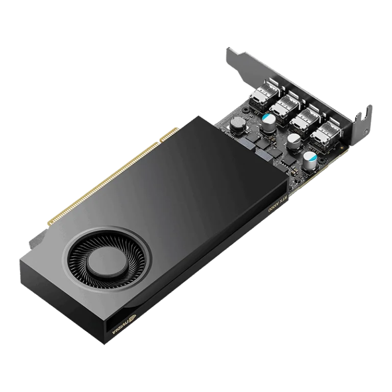 Tarjeta de video PNY NVIDIA RTX A1000 — vista frontal