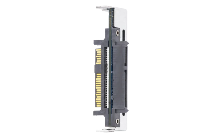 Adaptador QNAP QDA-SA3 SATA a Bahia SAS 2,5 Pulgadas Paquete x4 - detalle del conector
