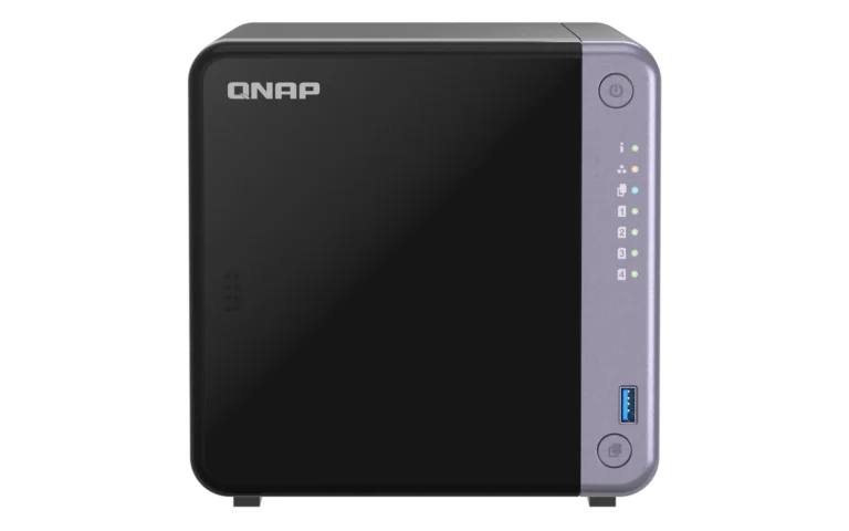 Servidor NAS QNAP TS-432X 4 Bahias 10GbE SFP+ y Ranura PCIe - vista lateral