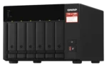 Servidor NAS QNAP TS-673A 6 Bahias Ryzen V1500B 8GB 2,5GbE