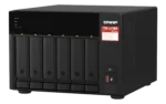 Servidor NAS QNAP TS-673A 6 Bahias Ryzen V1500B 8GB 2,5GbE - puertos