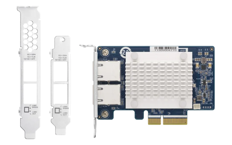 Tarjeta de Red QNAP QXG-5G2T-111C 2 Puertos 5GbE RJ45 Marvell AQtion
