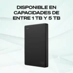 Disco duro portatil Seagate One Touch 1TB USB 3.2 — caracteristicas