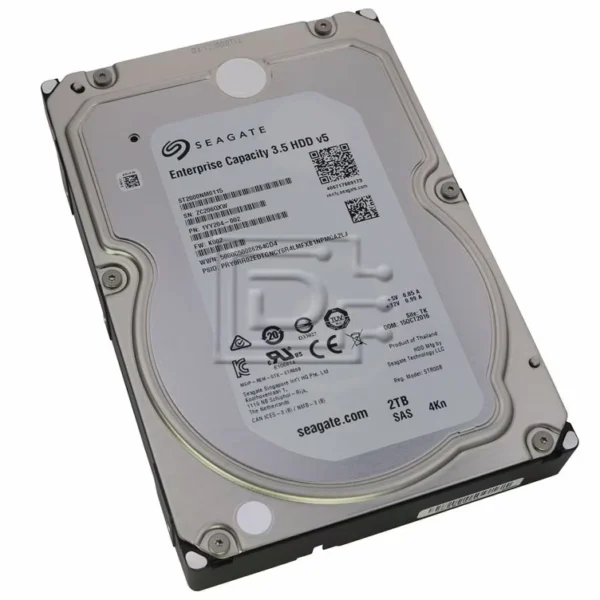 Disco duro Seagate 2TB SAS 7200 RPM 3.5 pulgadas — vista frontal