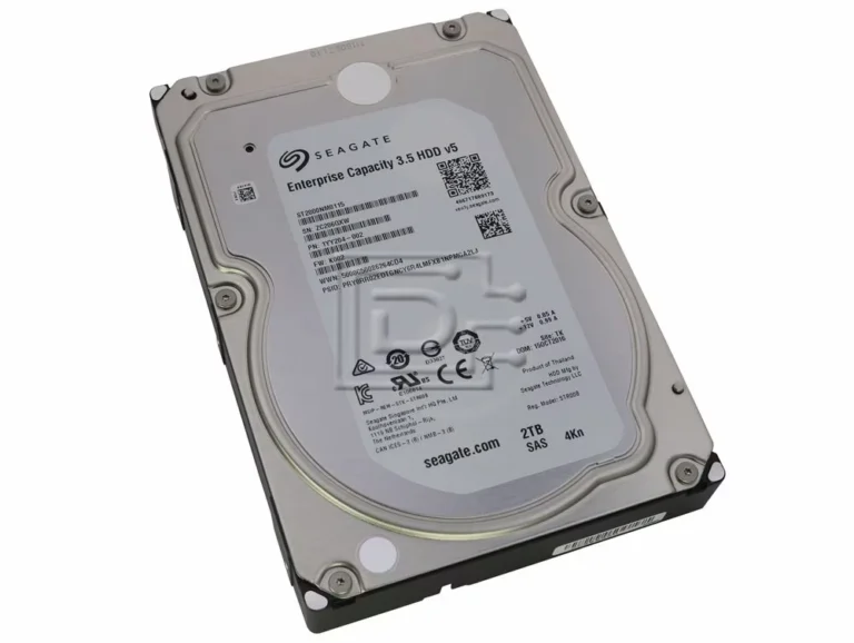 Disco duro Seagate 2TB SAS 7200 RPM 3.5 pulgadas — vista frontal
