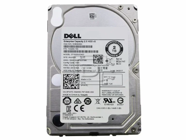 Disco duro Seagate Exos 7E2000 2TB SAS 2.5 pulgadas — vista frontal