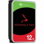 Disco duro Seagate IronWolf Pro 12TB NAS 3.5 pulgadas — vista frontal
