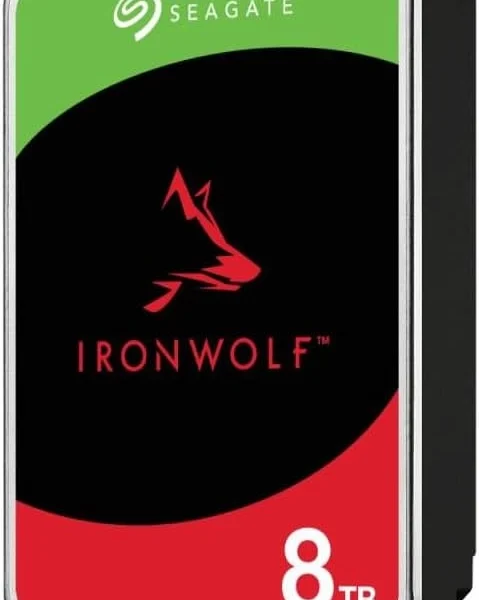 Disco duro Seagate IronWolf 8TB NAS 3.5 pulgadas — vista frontal
