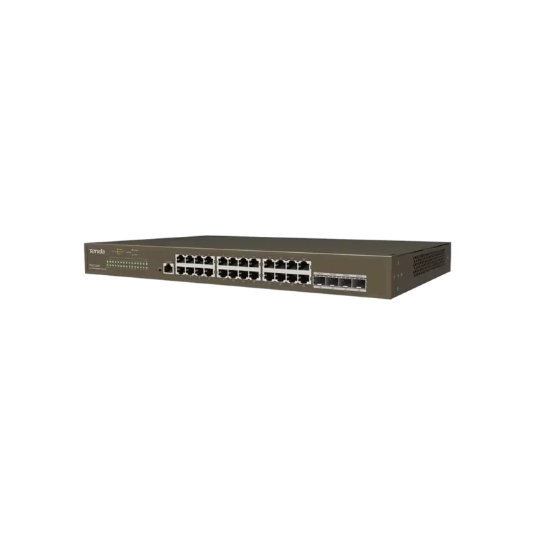 Switch Tenda TEG3328F 24 Puertos Gigabit Administrable L2 con 4 SFP